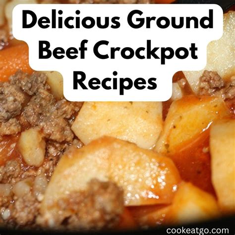 Ground Beef Crock Pot