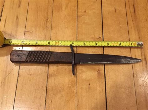 Original WW1 German Trench Knife - Kaiser Crowned D - WWI German ...