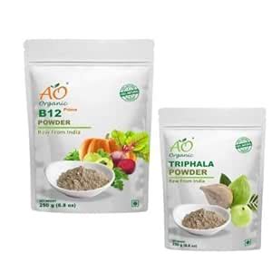 AO OGANIC VITAMIN B12 & TRIPHALA FOR WEIGHT MANAGMENT SUPPLEMENT ...