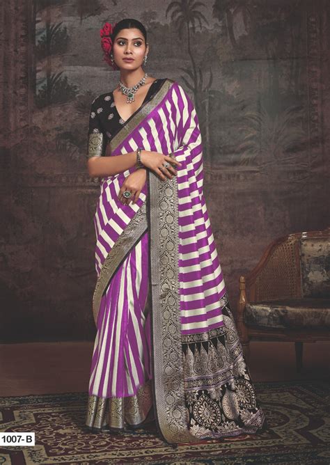 KcPc New Traditional Ajrakh Style Saree with Zari Border on Munga Silk ...
