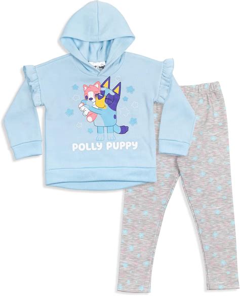 Bluey Bingo Bluey Girls Fleece Hoodie and Leggings India | Ubuy