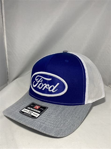 Ford Hat, Ford Vintage Trucker Hat, Ford Logo Patch on Mid-Crown Richardson 112 | eBay