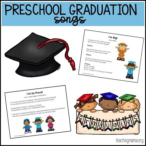 Preschool Graduation Songs - five songs great to use during a preschool ...
