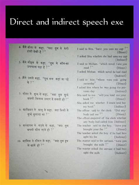 Direct and indirect speech Rulse – Bas4group online