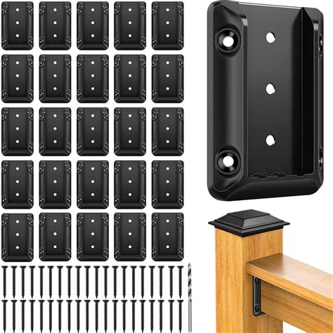 Steel DN Mate 40 PCS Deck Railing Bracket Connectors India | Ubuy