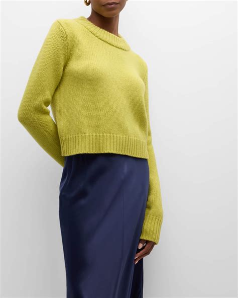 La Ligne Wool Cashmere Solid Mini Marin Sweater | Neiman Marcus