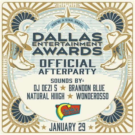 2nd Annual Dallas Entertainment Awards Official After Party, Charlie's ...