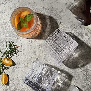 FREYA ENTERPRISE® Rotatable Diamond Whiskey Glasses,New Fashioned ...