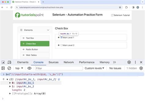 Example for XPath in Java Selenium 的图像结果