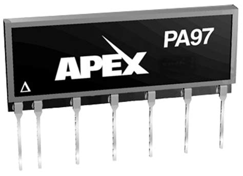 PA97 900V Power Amplifier - Apex Microtechnology | Mouser