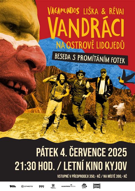 Vandráci na ostrově lidojedů - BESEDA S PROMÍTÁNÍM FOTEK, Letní kino ...