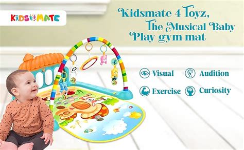 Kidsmate Piano Play Gym | Play Mat for Babies 0 to 3 Years | New Born ...