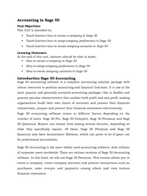 Sage 50 Tutorial 的图像结果