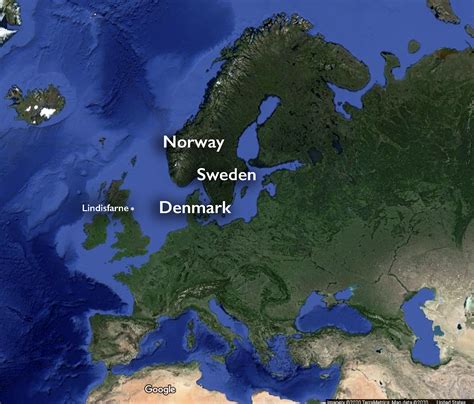 Map Of The Viking Invasion Of Europe