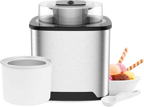 Amazon.com: 2 Qt Ice Cream Maker Machine - Personal Soft Serve Ice ...