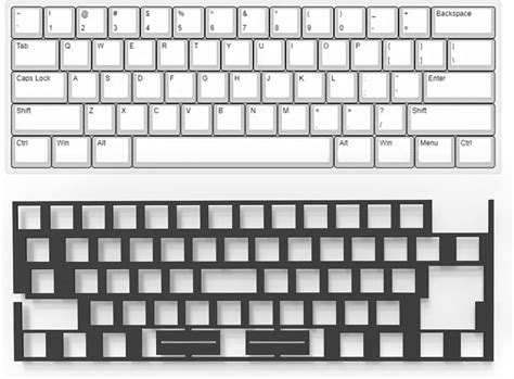 Buy RUNJRX Poron Keyboard PCB Foam 60 Layout,Poron Switch Pads 120Pcs ...