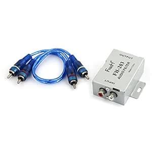 Car Audio Amplifier Amp Noise Filter w Male to Male 2 RCA Cable ...