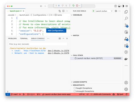 Run Node.js Code in Debug Mode Using Visual Code 的图像结果