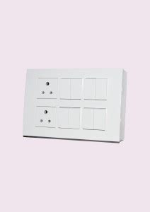 ANCHOR PENTA 12 Modular Switch Board ( 2 Socket,8 switch ) With SURFACE ...