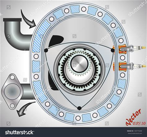 Image result for Rotary Valve Engine Animation