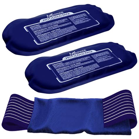 Reusable Hot and Cold Ice Packs for Injuries (3-Piece Set), Joint Pain ...
