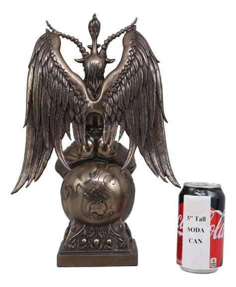 Ebros Large 15" Tall Church of Satan Baphomet Sabbatic Goat Idol ...