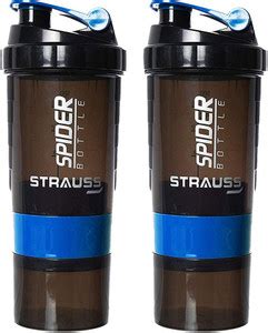 Strauss Spider Protein Shaker Bottle | Gym Shaker | Sipper Bottle | Gym ...