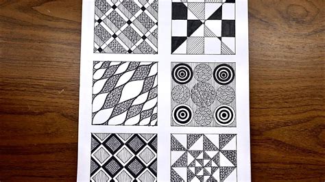 Image result for Simple Zendoodle Grid Patterns