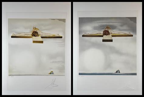 Salvador Dalí­ - Crucifixión (Cristo de Gala) en venta en 1stDibs
