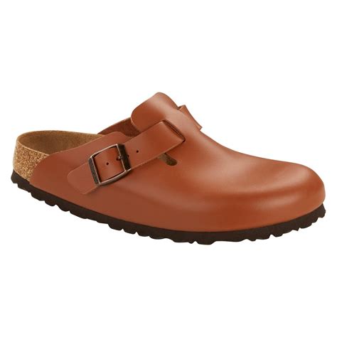 BIRKENSTOCK Boston Nubuck Leather Clog - Brown