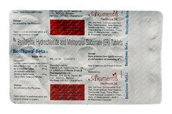 Benitowa Beta 4/25 MG Er | Order Benitowa Beta 4/25 MG Tablet Er Online ...