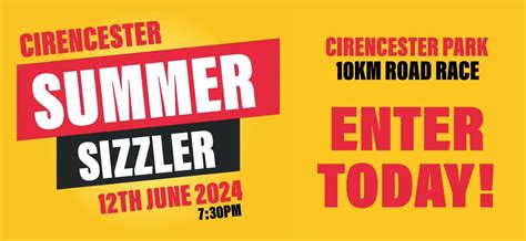Cirencester Summer Sizzler 10KM Race, Bathurst Estate, Cirencester, 12 ...