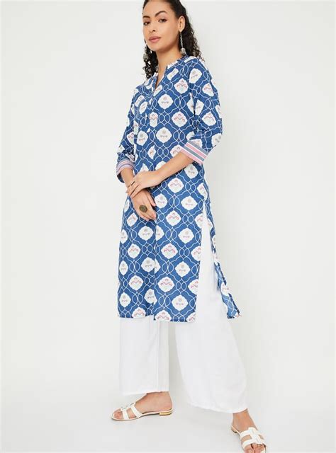 Buy Women Printed Straight Kurta Online at just Rs. 499.0 ...