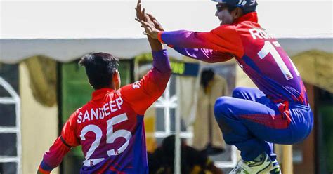 Cricket: Nepal bowl out USA for joint-lowest ODI total as Sandeep ...