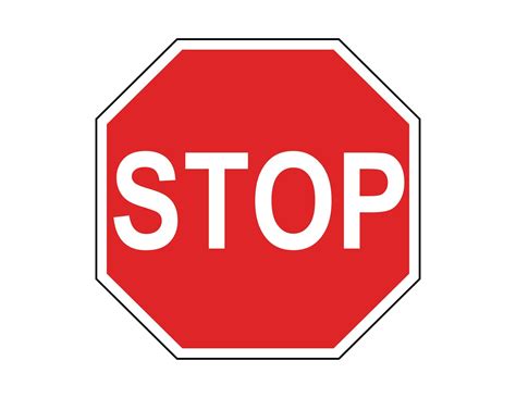 Image result for Free Editable Stop Sign Template