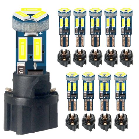 Buy DODOFUN High Bright White T5 37 74 PC74 PC37 LED Bulb with Twist ...