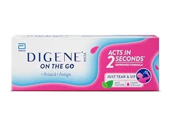 Digene Insta Mint On the Go - Pack of 5x10ml Antacid Antigas | Acts in ...