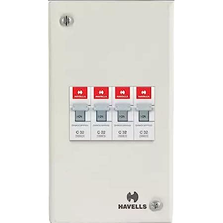 HAVELLS DHDESFP Utility DB MCB ENCL FP Metal Enclosure Sheet Steel 4 ...