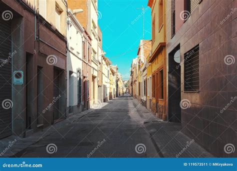 Spanish streets. stock image. Image of colorful, masonry - 119573511