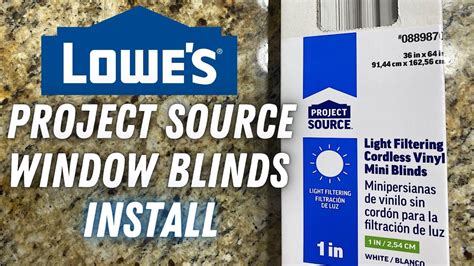 Image result for Project Source Mini Blind Installation