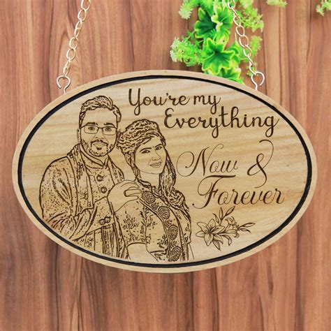 You Are My Everything Hanging Sign| Photo On Wood| Wood Engraved Photo ...