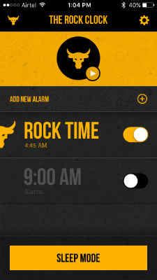 Rock Clock is Dwayne Johnson's alarm clock app, with no snooze button ...