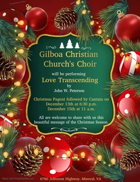Christmas Cantata and Pageant, 6780 Jefferson Hwy, Mineral, VA, United ...