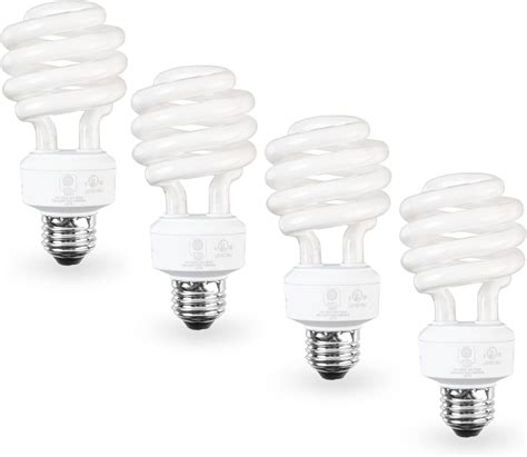 EcoSmart 23 Watt Compact Fluorescent (CFL) Light Bulbs 4-Pack (100 Watt ...