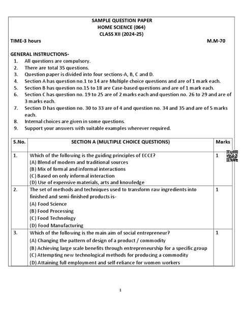 Image result for Home Science 12th Class