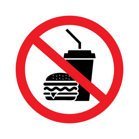 no food Sign icon 12802514 Vector Art at Vecteezy
