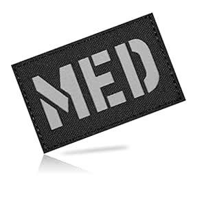 TAC5TAC Tactical Medic Patches Morale IR Infrared Med Patch for IFAK ...