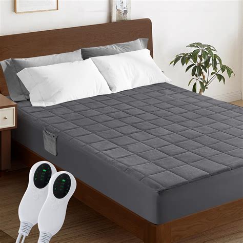 Amazon.com: Ayge King Size Heated Mattress Pad with Dual Control - Auto ...