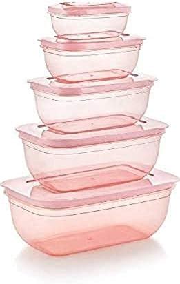 Buy Tupperware Polypropylene Microwave Container - 600 Ml, 3 Pieces ...