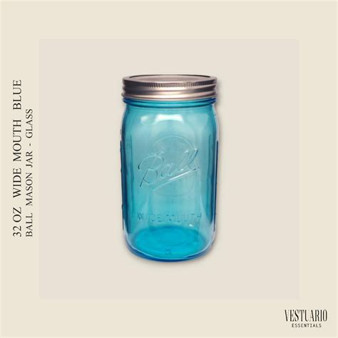 Ball Mason Jar Amber Glass Wide Mouth 32 oz | Shopee Malaysia